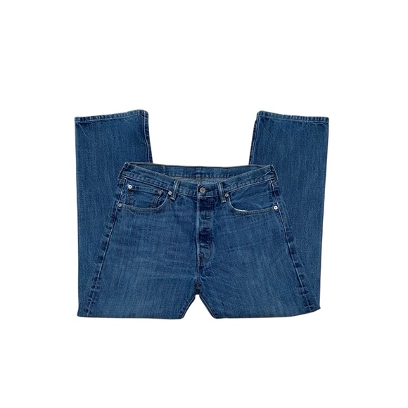 2012 Levi’s 501 Button Fly Jeans Blue - Picture 4 of 16